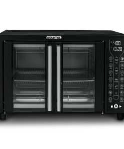 Gourmia Digital French Door Air Fryer Toaster Oven, Black