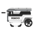 Igloo 70 Qt. Trailmate Roller Cooler, White/Grey/Black