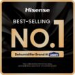 Hisense 0.9-Gallon 25 -Pint 1 -Speed Dehumidifier ENERGY STAR Certified (For Rooms 1001 - 1500 Square Feet) White