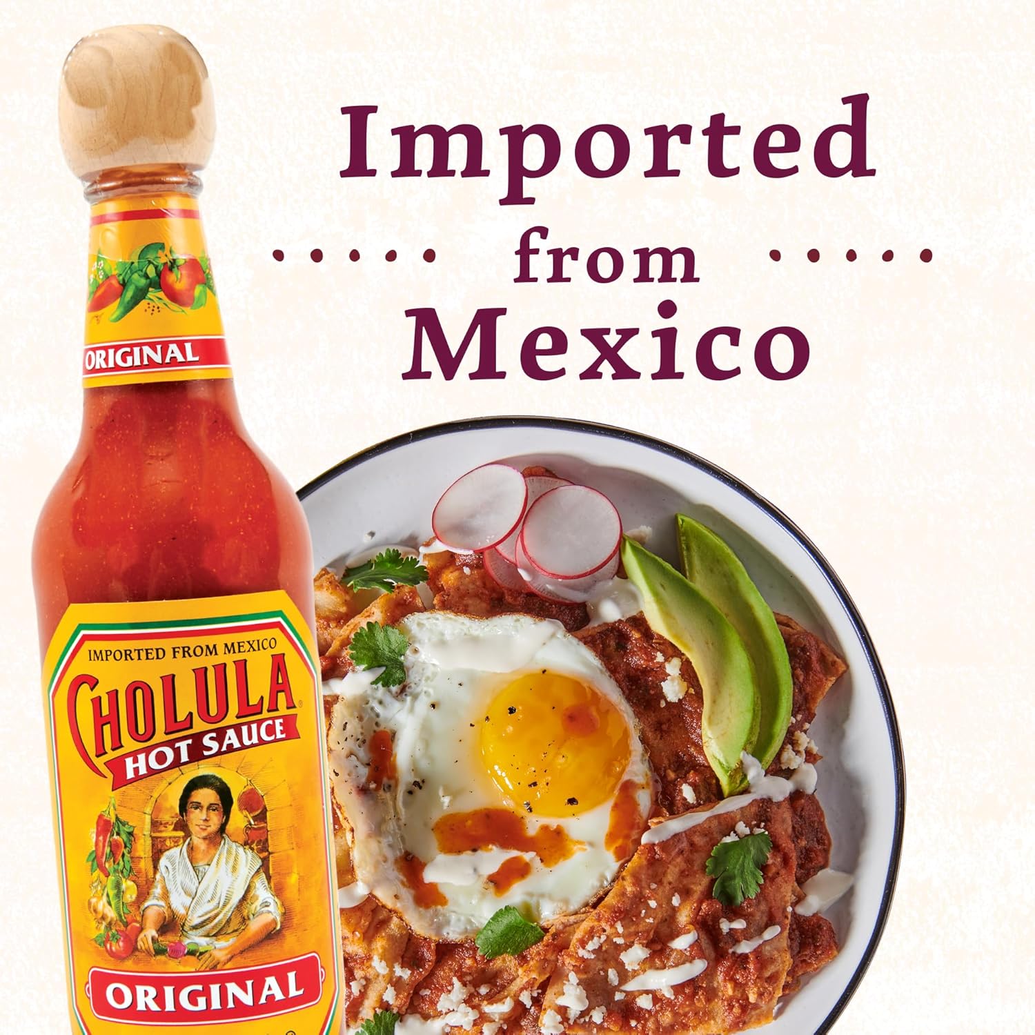 Cholula Original Hot Sauce - 2 Fl Oz Bottles, Pack Of 12 | Mexican Arbol & Piquin Pepper Blend