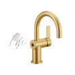 Cia Single Hole Bathroom Faucet, Modern One Handle Bathroom Sink Faucet with Drain Assembly