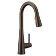 Moen Sleek Pull Down Single Handle Kitchen Faucet with Power Boost Technology and Duralock