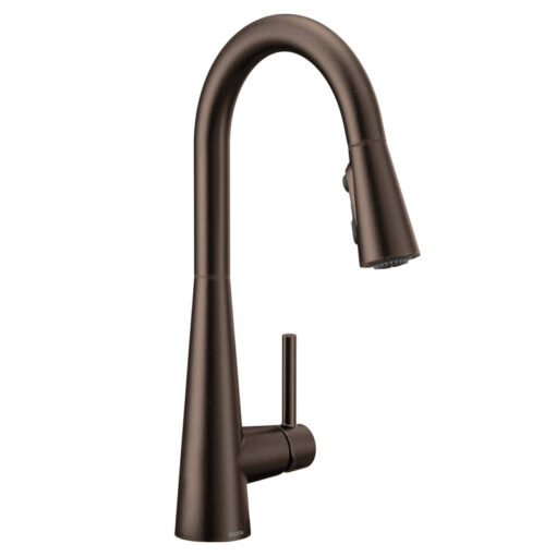 Moen Sleek Pull Down Single Handle Kitchen Faucet with Power Boost Technology and Duralock