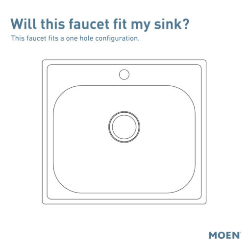 Moen Sleek Pull Down Single Handle Kitchen Faucet with Power Boost Technology and Duralock