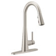 Moen Sleek Pull Down Single Handle Kitchen Faucet with Power Boost Technology and Duralock