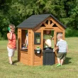 Backyard Discovery Sweetwater Indoor/Outdoor Cedar Playhouse with Kitchen, Cedar Stain