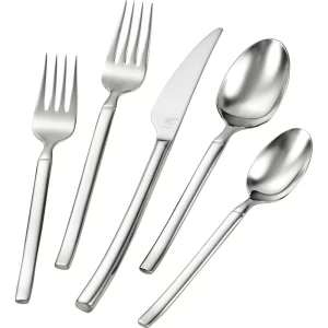 ZWILLING Opus 45 Piece Flatware Set Polished, Mirrored