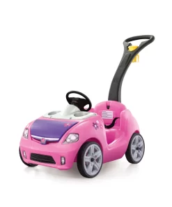 Step2 Whisper Ride II Toddler Push Car and Kids Riding Toys, Pink