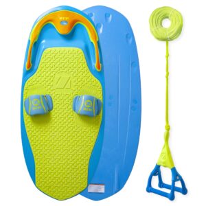 ZUP You Got This 260 Board and Handle Combo with EVA Foam Padding, All-in-One Kneeboard, Wakeboard, Wakeskate