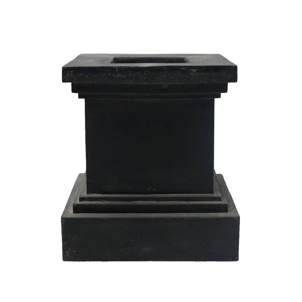 MPG Cast Stone Fiberglass Pedestal Planter - Thumbnail 5