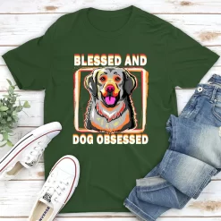 Dog Obsessed Unisex T Shirt, Dog Lover Shirt