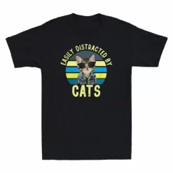 Cats Funny Shirt, Cat Lover Vintage T Shirt