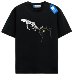 Funny Black Cat Halloween Tee