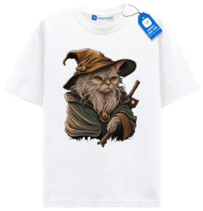 Wizard Cat Shirt, Halloween Gift For Cat Lover