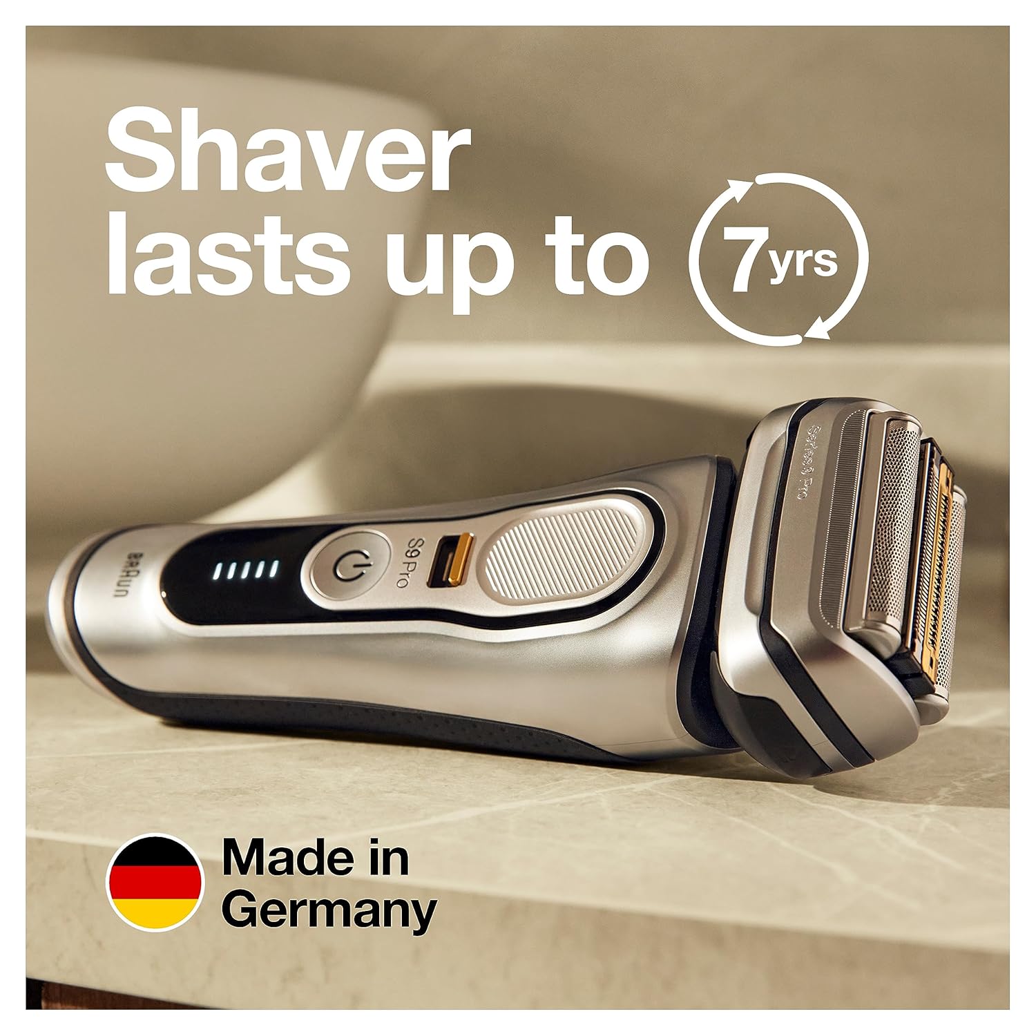 Braun Series 9 Pro 9487cc Electric Razor For Men, Wet & Dry