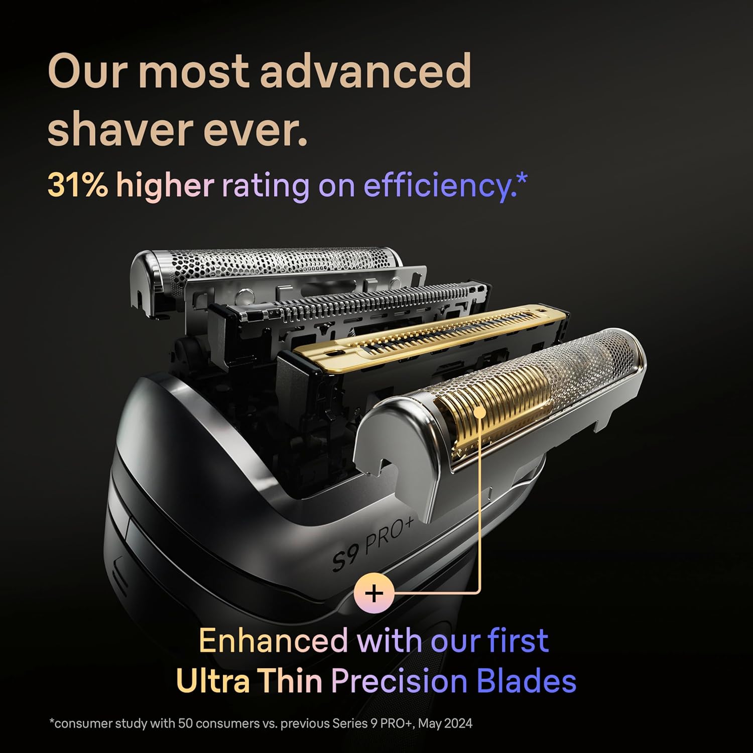 Braun Series 9 PRO+ Electric Shaver, Pro SensoAdapt, 6in1