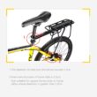 Quick Release Bicycle Rear Seat Rack, Bicycle Shelves, Adjustable Mountain Bike Luggage Carrier with Reflector