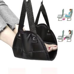 Airplane Footrest, With Adjustable Strap, Portable Hammock Leg Rest, Perfect Travel Accessories