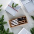 ZWILLING Toro Steak Knife Set of 4, Beechwood Presentation Box