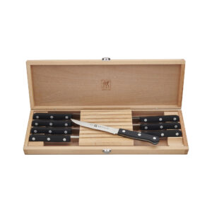 ZWILLING TWIN Gourmet 8-pc, Steak Knife Set With Wood Presentation Case